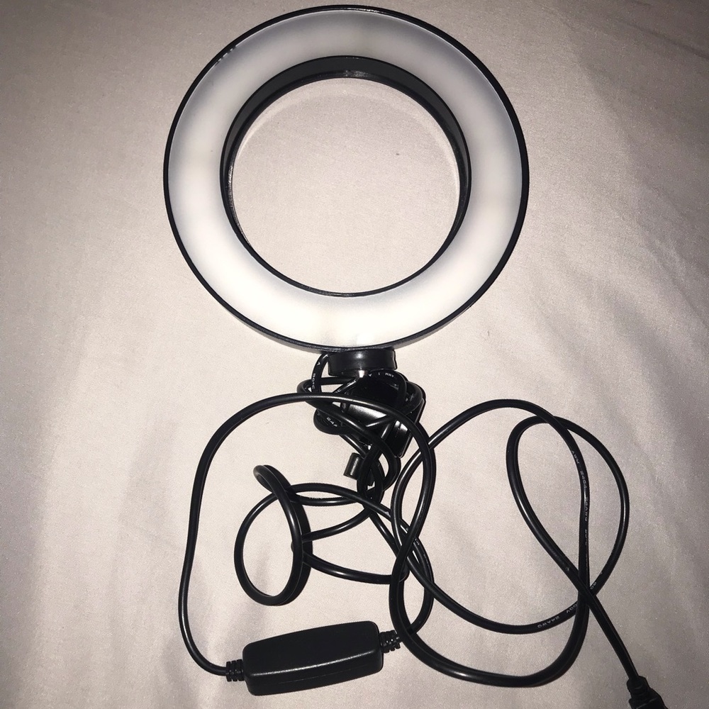 6” Ring light with dimmable lights